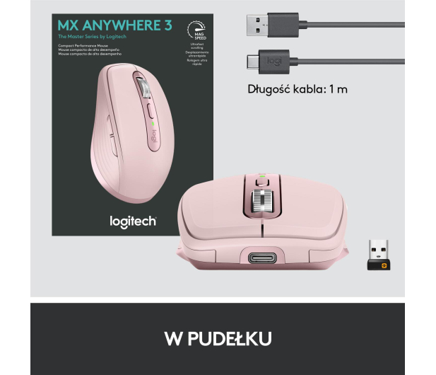 LOGITECH MX Anywhere 3 Rose 910-005990 - 595072 - zdjęcie 14